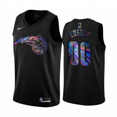 Maillot Homme Orlando Magic Personnalisable Iridescent HWC Collection Swingman